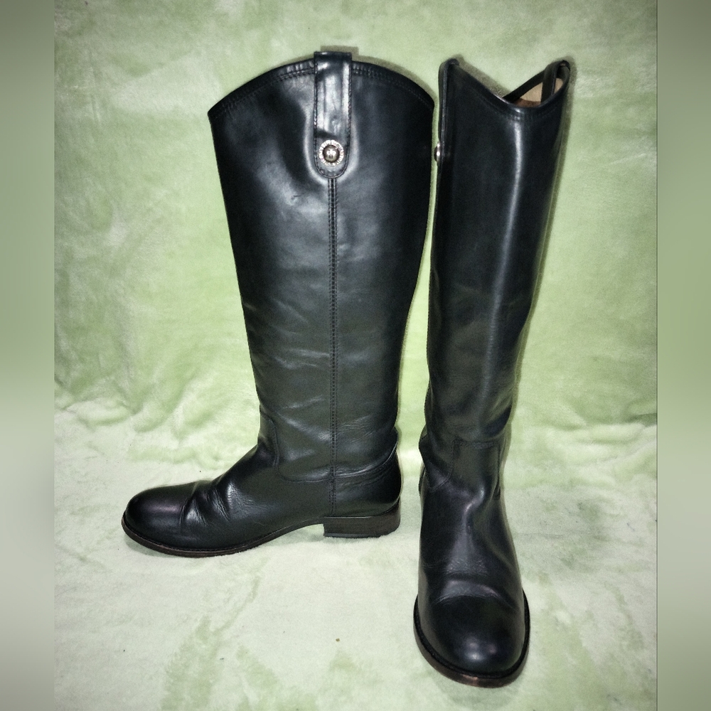 Frye Black Leather Boots